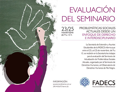 SEMINARIO DE ACTUALIZACIÓN DE PROBLEMÁTICAS SOCIALES ACTUALES